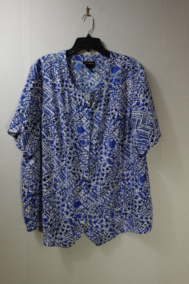 Maggie Barnes, Short Sleeved Top, 22/24,