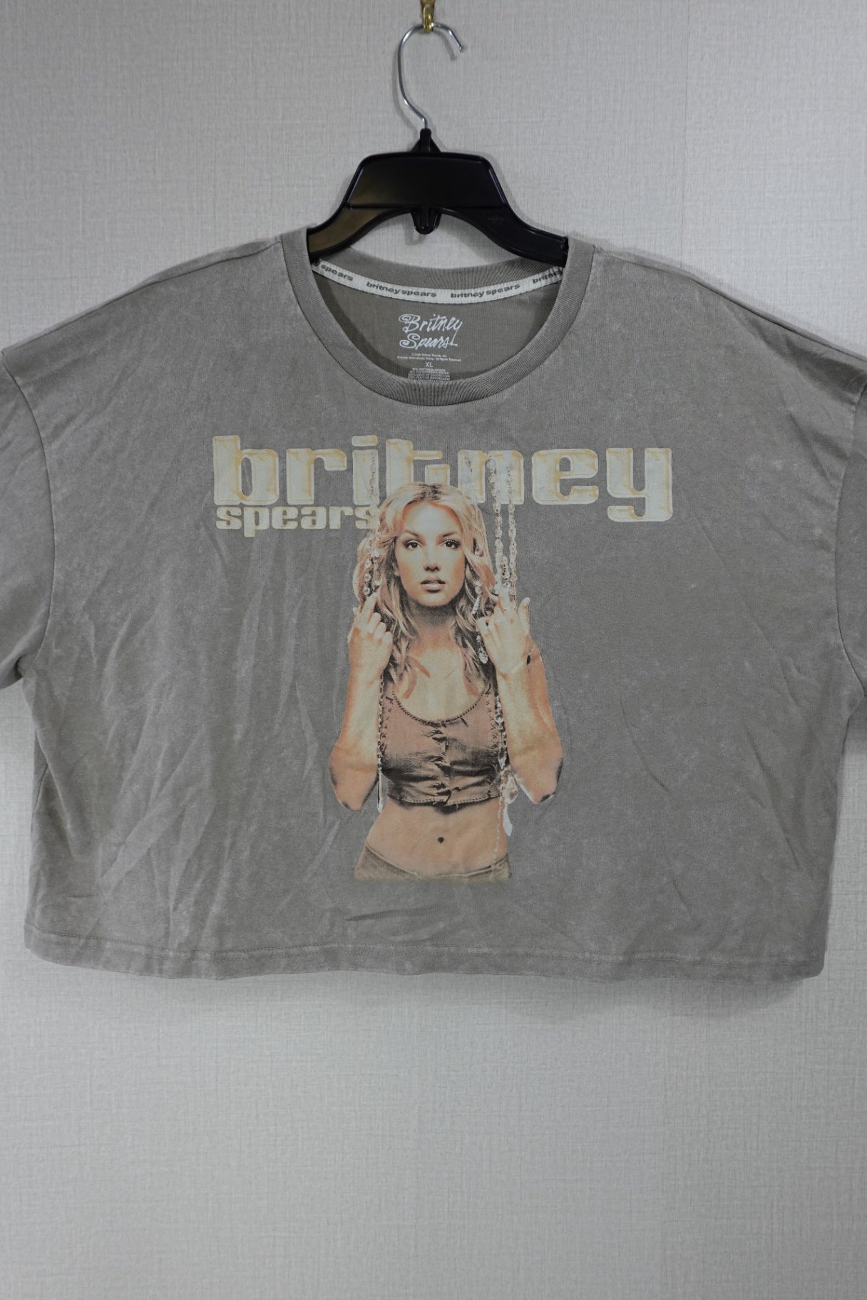 Britney Spears Cropped T-shirt, XL,