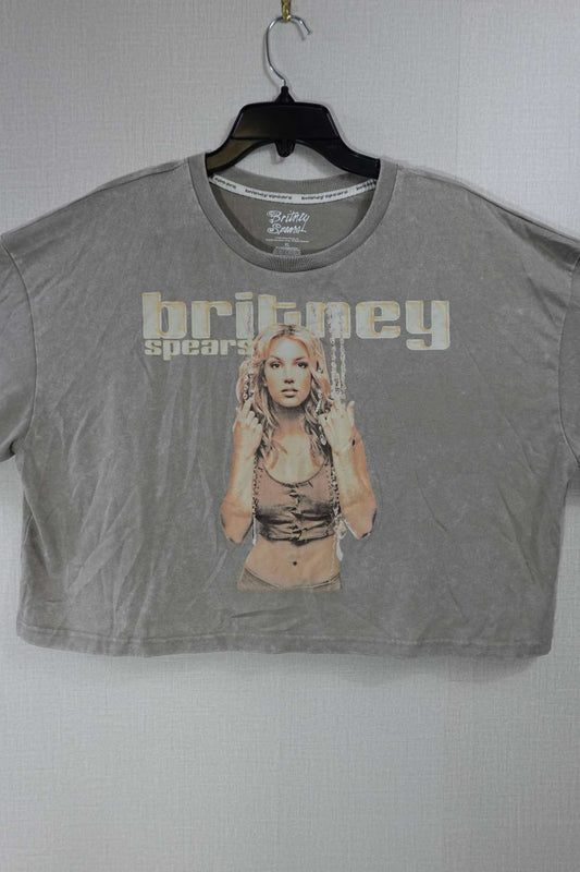 Britney Spears Cropped T-shirt, XL,