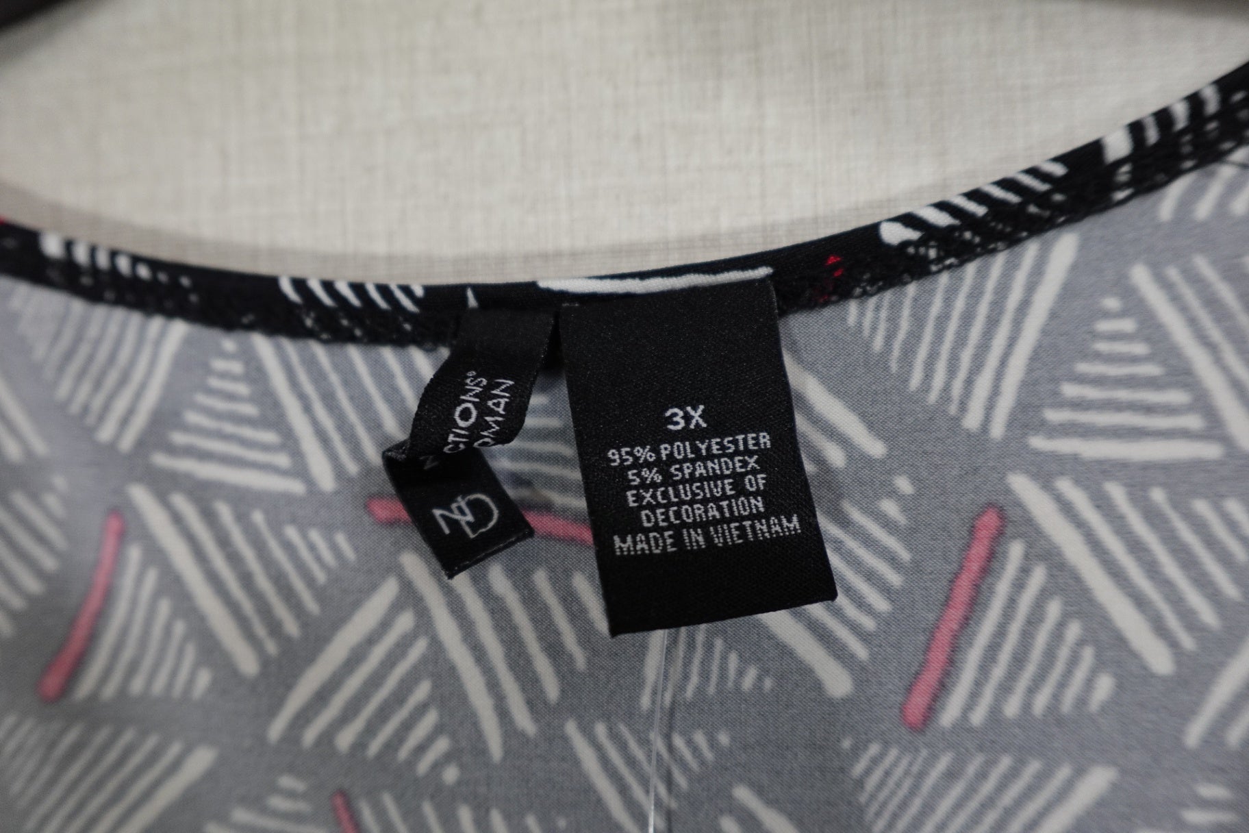 New Directions, New Long Sleeves Top, 3X,