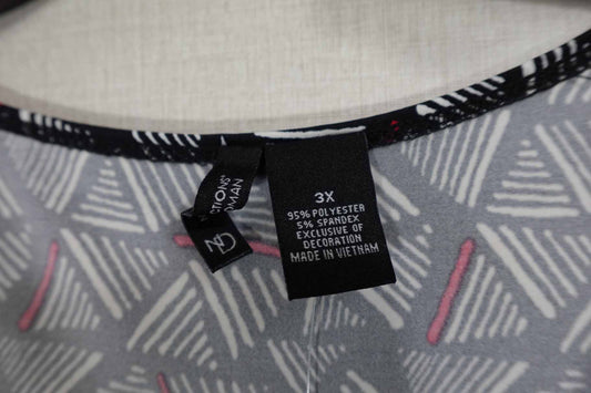 New Directions, New Long Sleeves Top, 3X,
