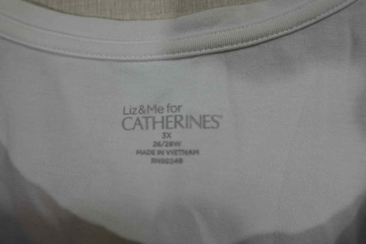Liz & Me for Catherines, 3/4 Sleeve Top, 26/28,