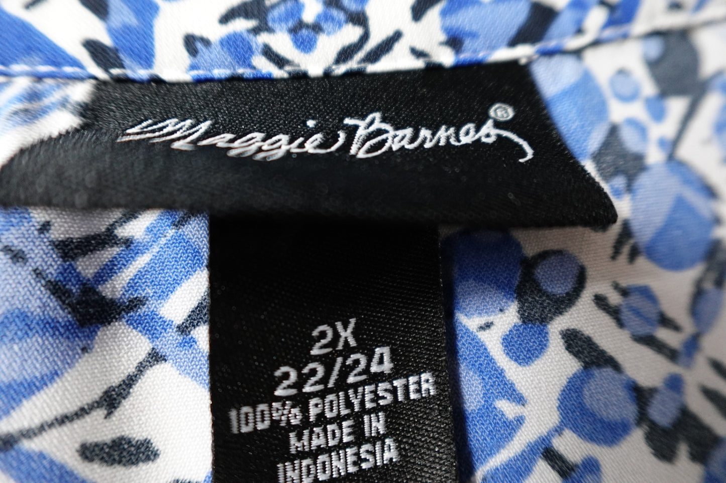 Maggie Barnes, Short Sleeved Top, 22/24,