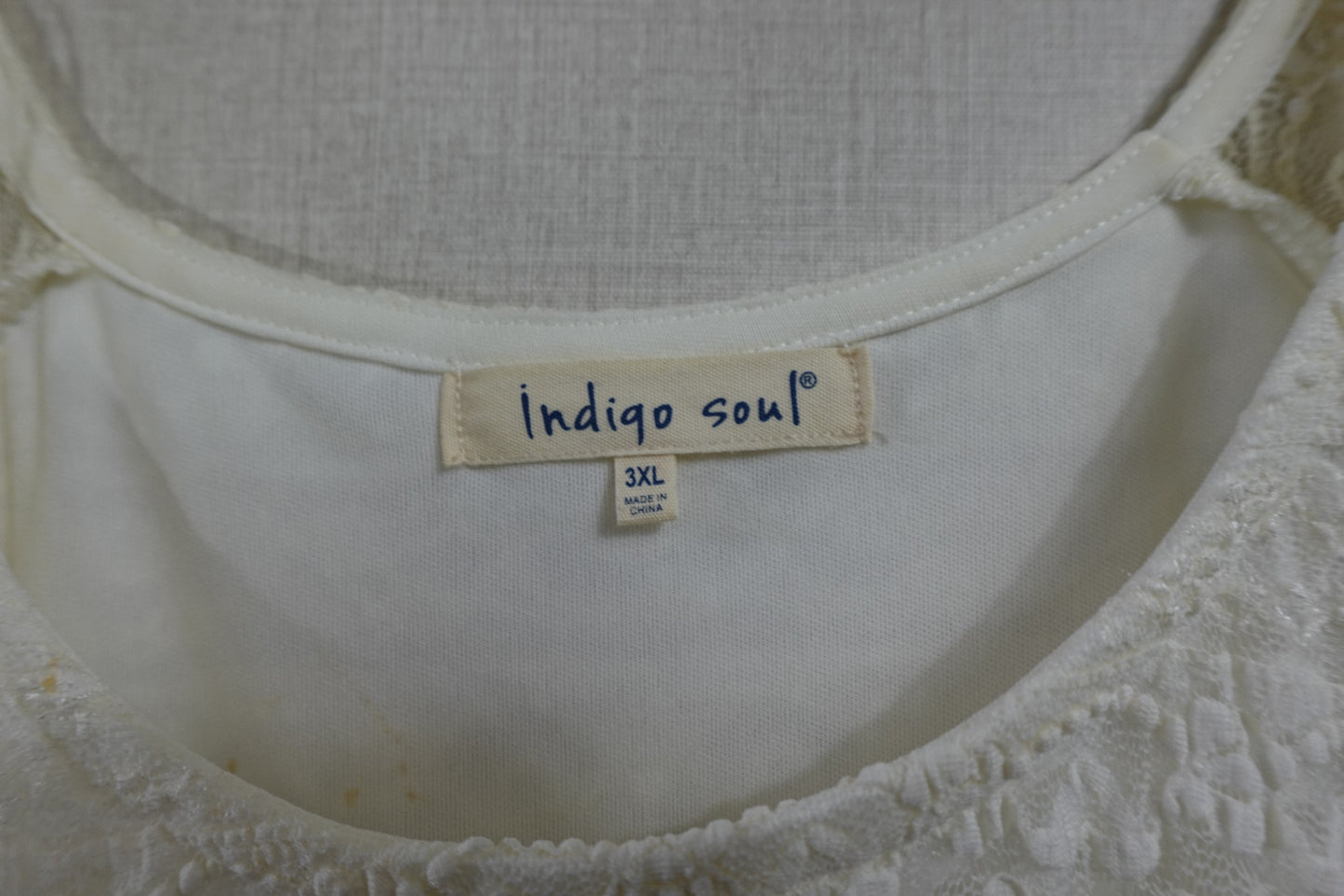 Indigo Soul, Short Sleeved Top, 3XL,