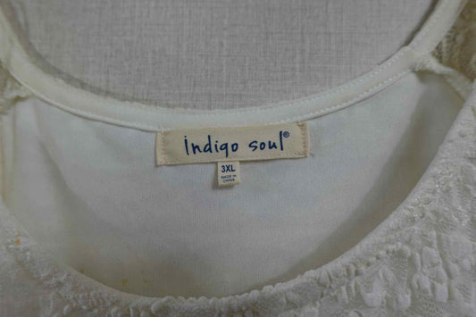Indigo Soul, Short Sleeved Top, 3XL,