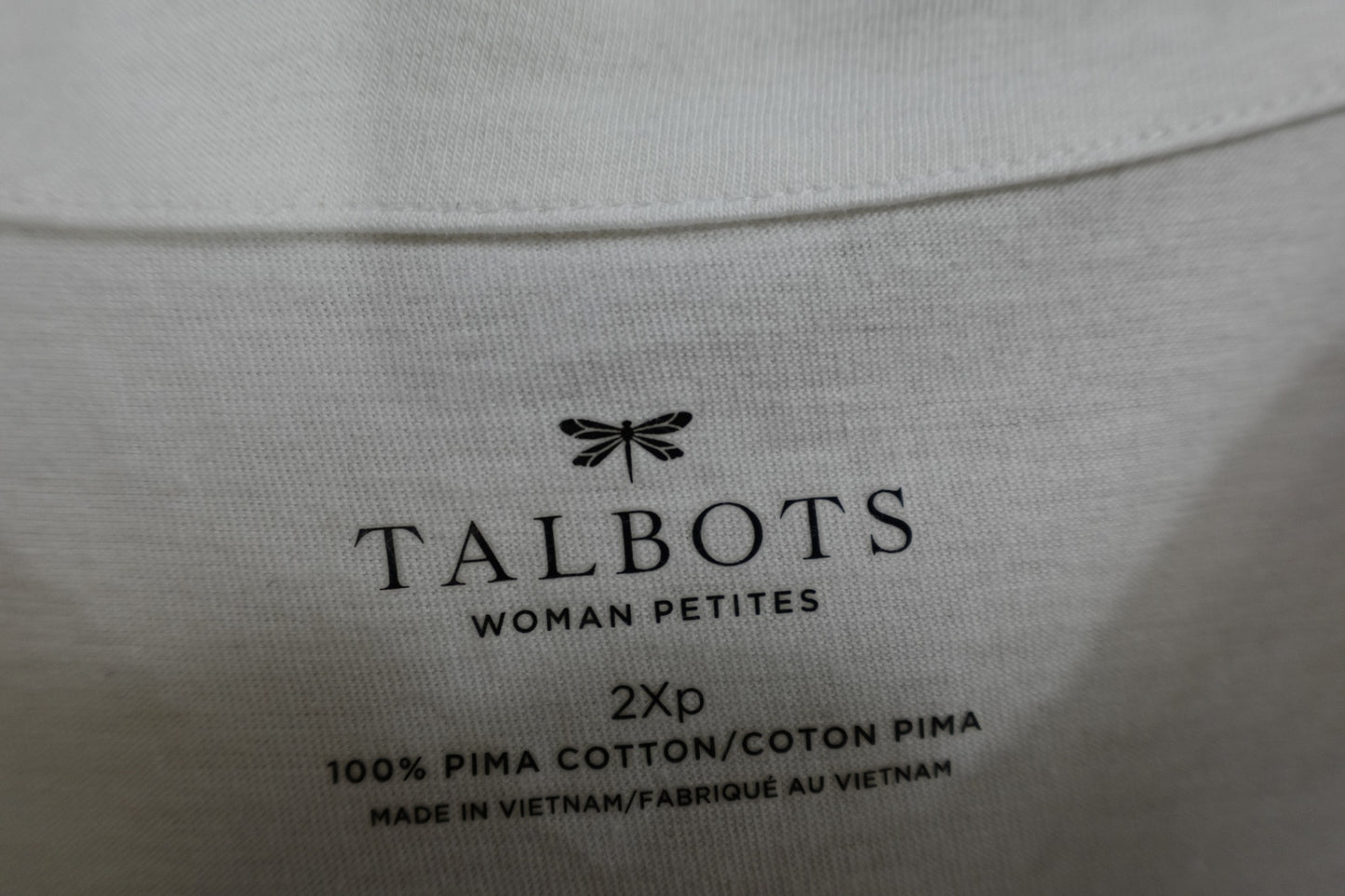 Talbots, Short Sleeved Top, 2XP,