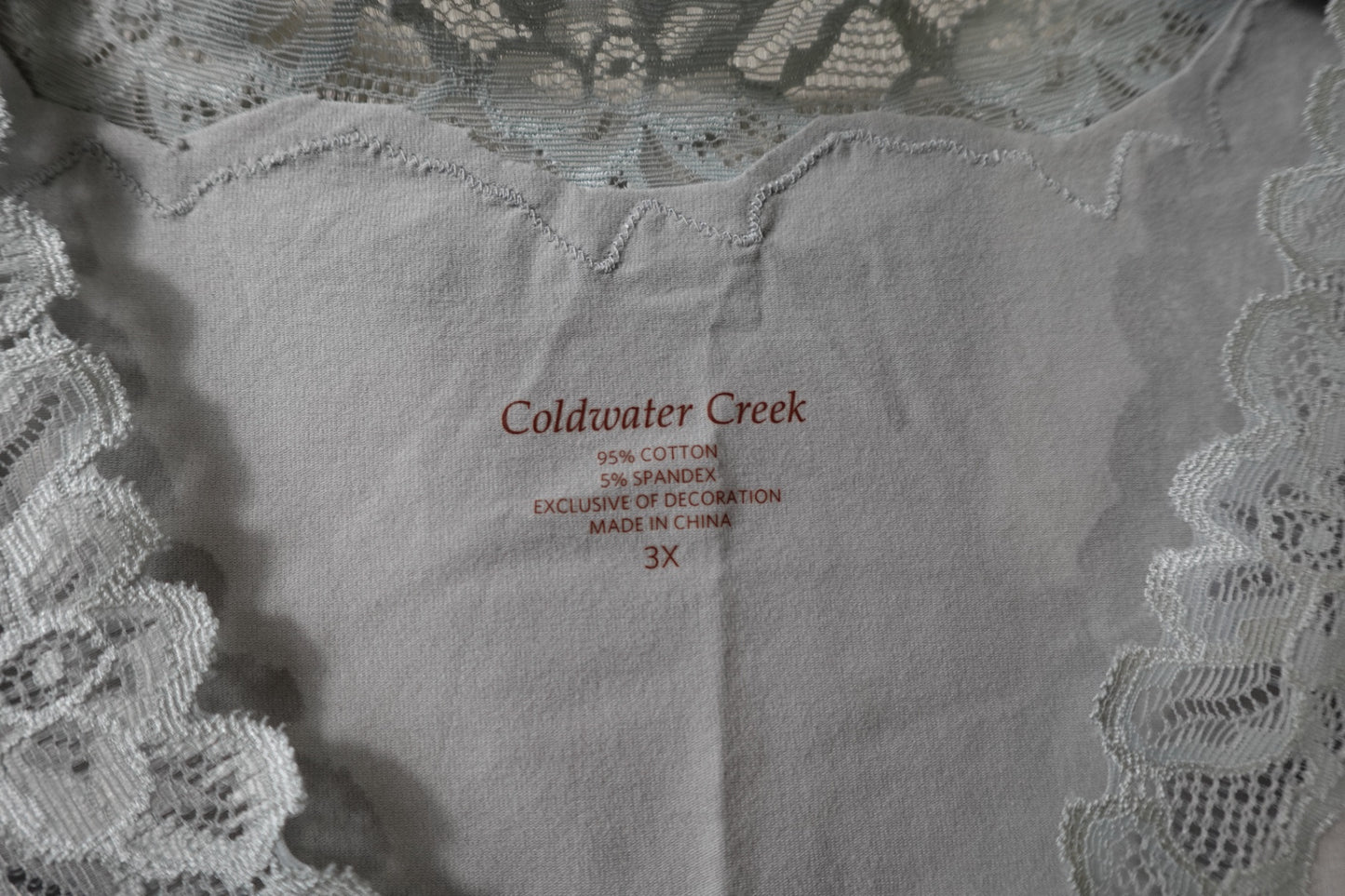 Coldwater Creek, Cami/Shapewear, 3X,