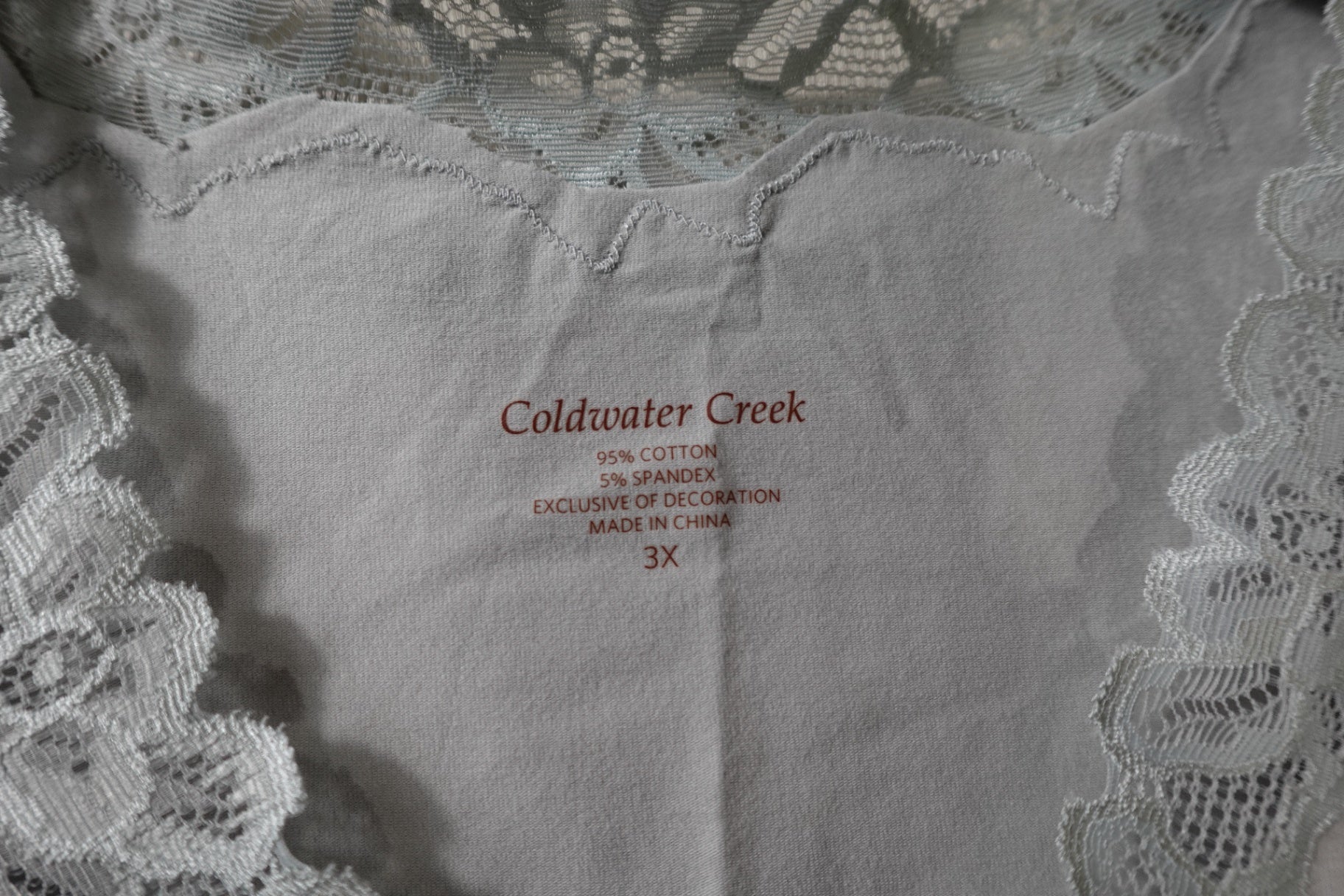 Coldwater Creek, Cami/Shapewear, 3X,