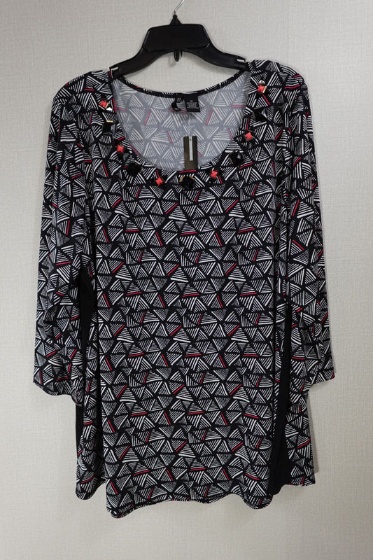 New Directions, New Long Sleeves Top, 3X,