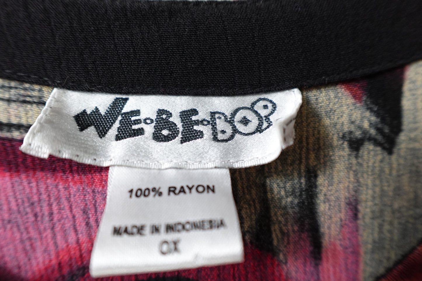 We be bop, Dress, 0X, rayon