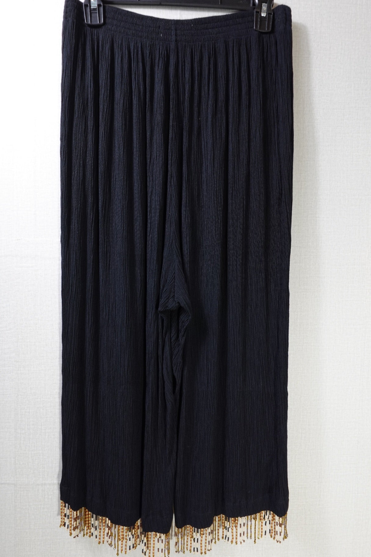 Apricot, cropped pants, 1X, rayon