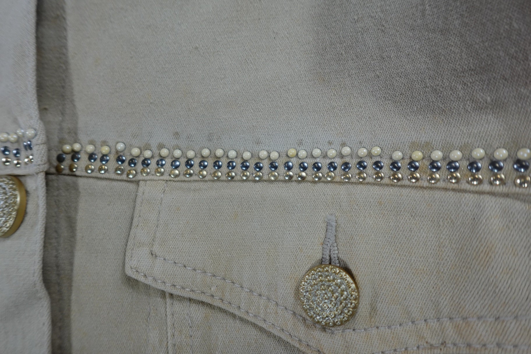 DG2 by Diane Gilman, Vintage Denim Jacket, L, Cotton