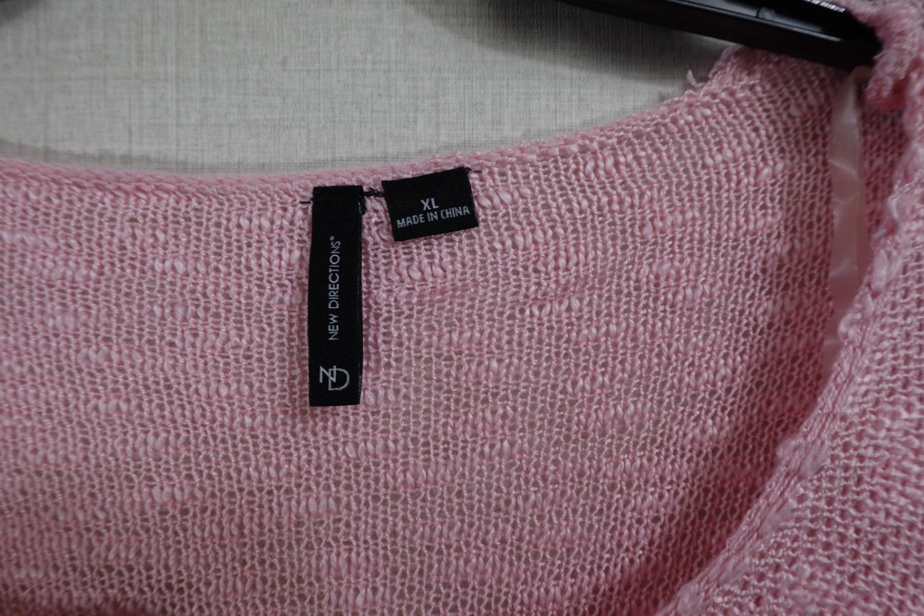 New Directions, New 3/4 Sleeve Knit Top, XL, Acrylic
