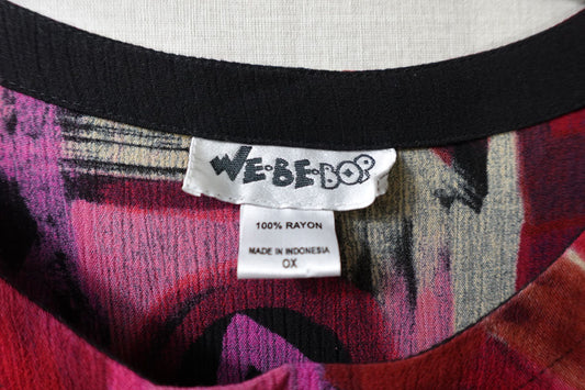 We be bop, Dress, 0X, rayon