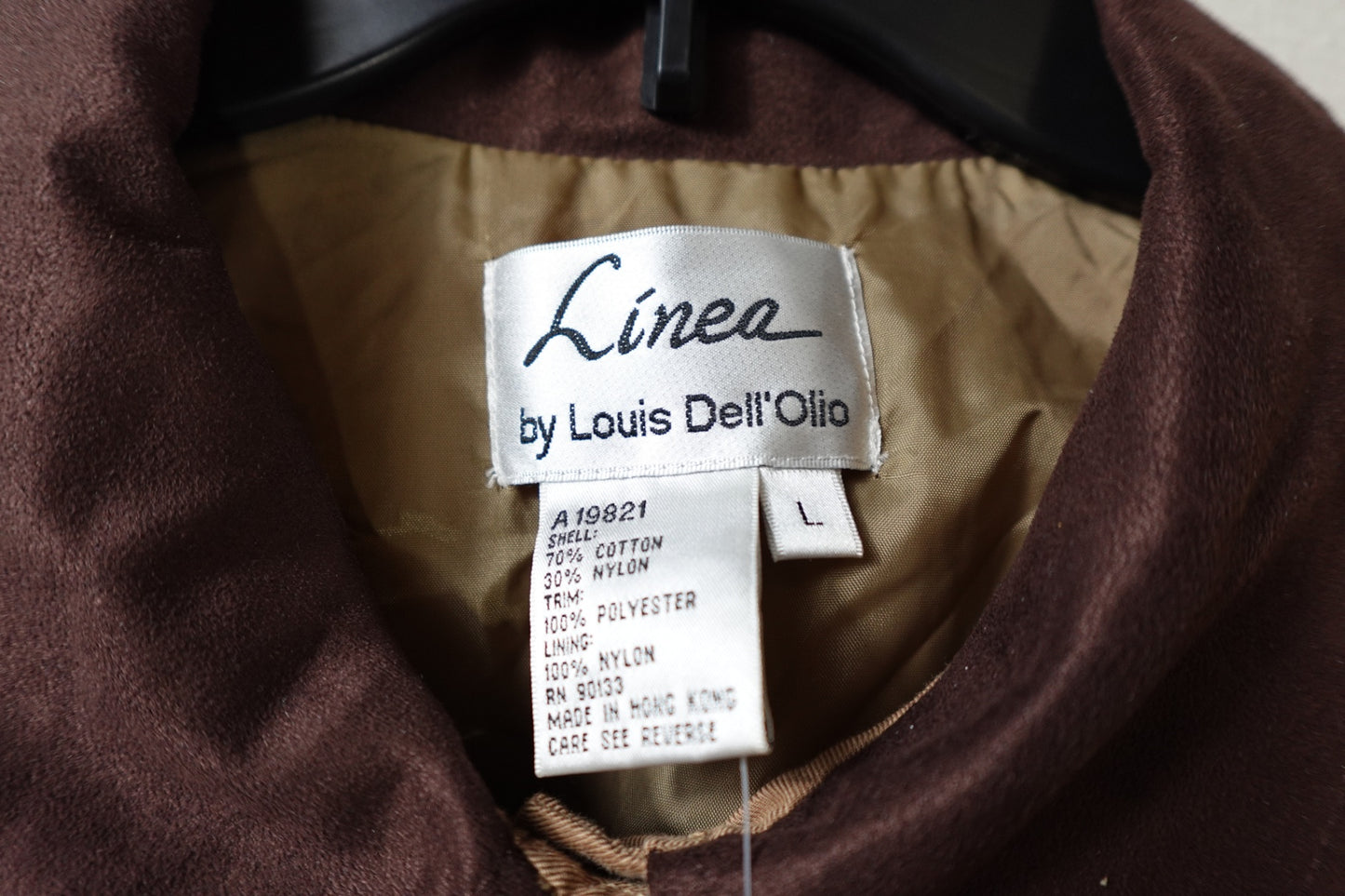 Linea by Louis Dell'Olio, New Vintage Light Jacket, L, Cotton/nylon