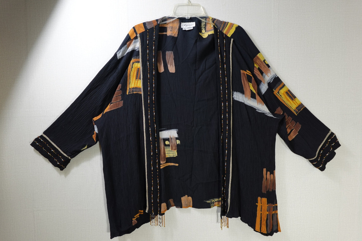 Apricot, CARDIGAN, 1X, Rayon