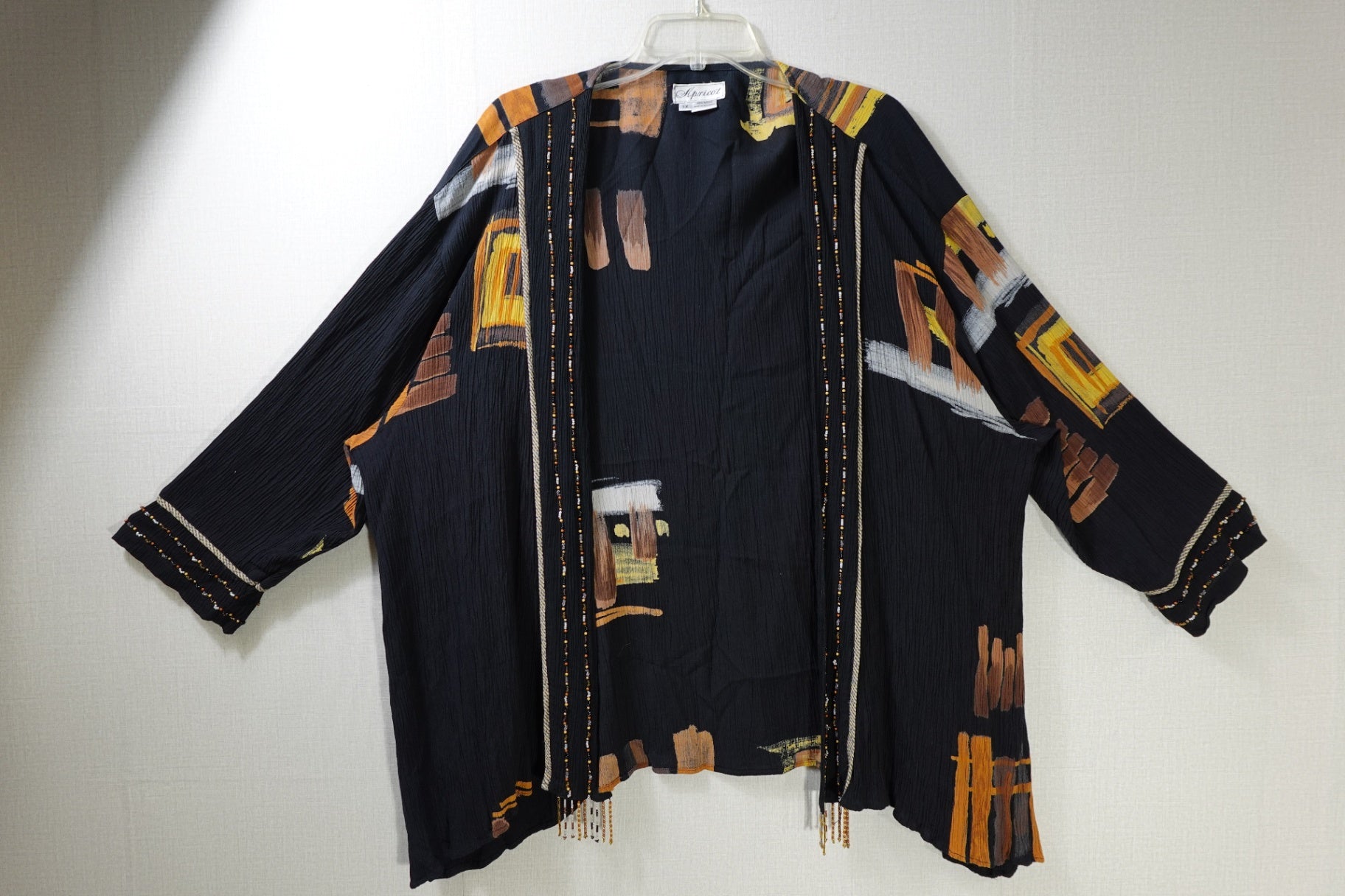 Apricot, CARDIGAN, 1X, Rayon