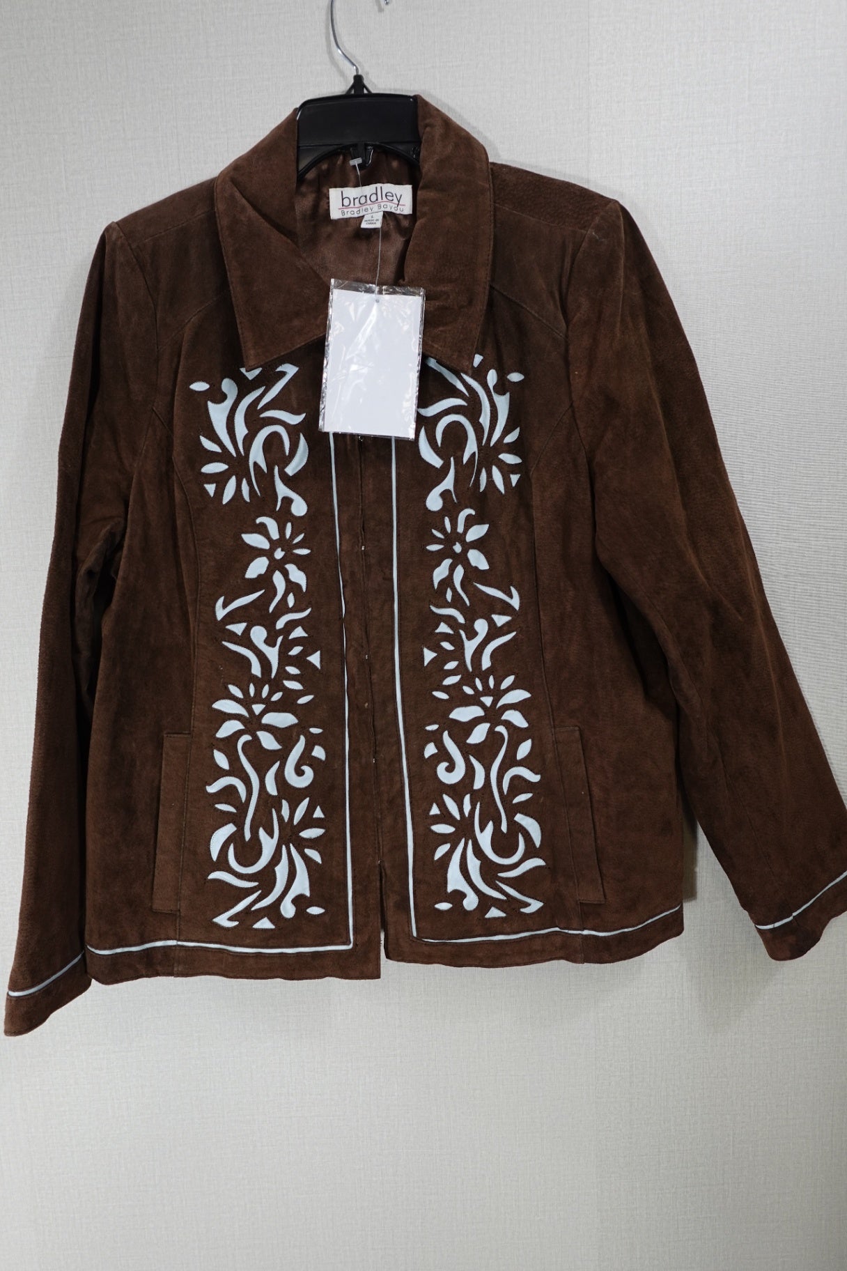 Bradley Bayou, new vintage coat, L, Leather polyester lining