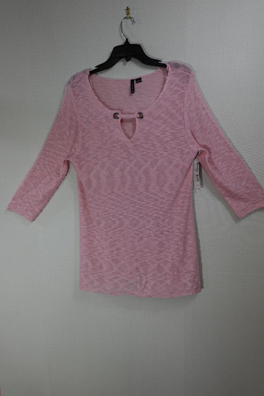 New Directions, New 3/4 Sleeve Knit Top, XL, Acrylic