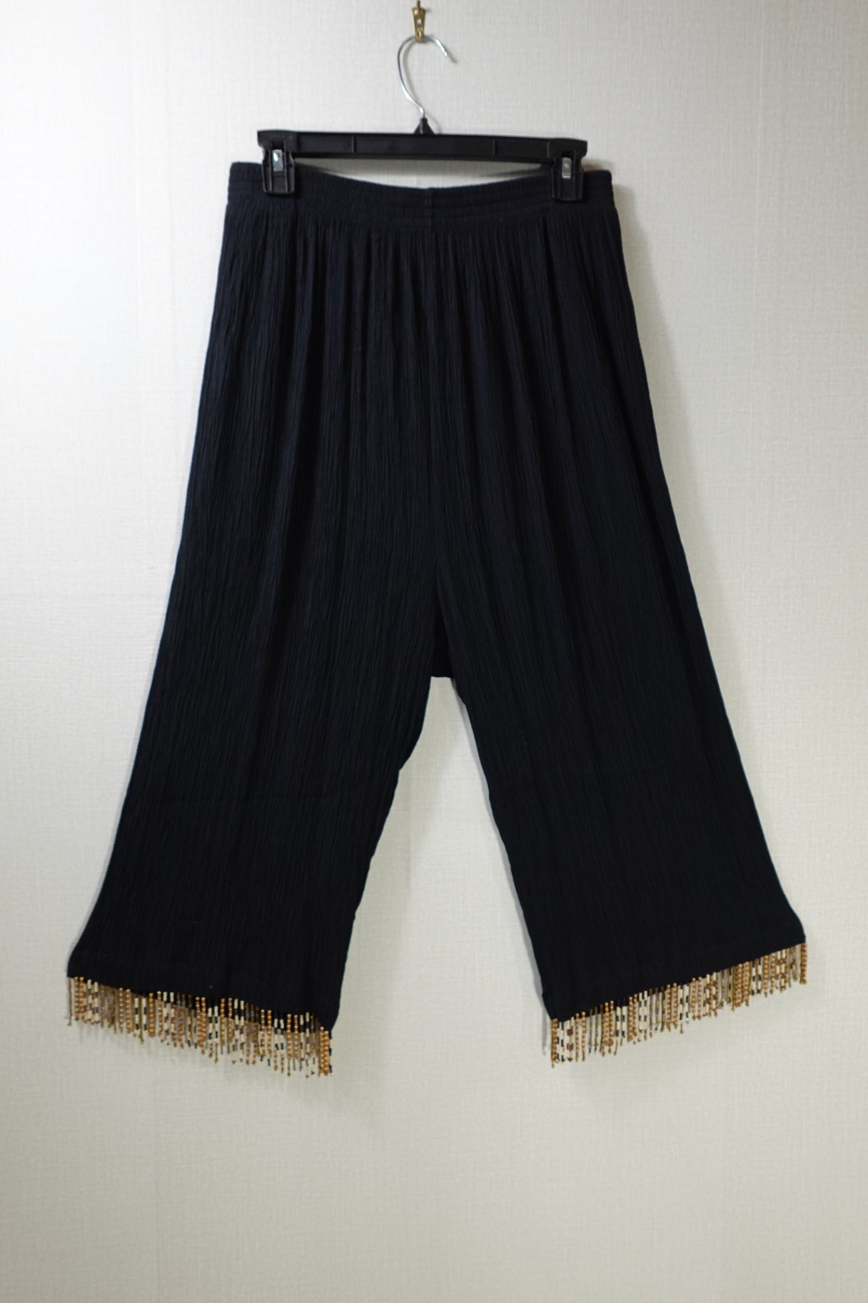 Apricot, cropped pants, 1X, rayon