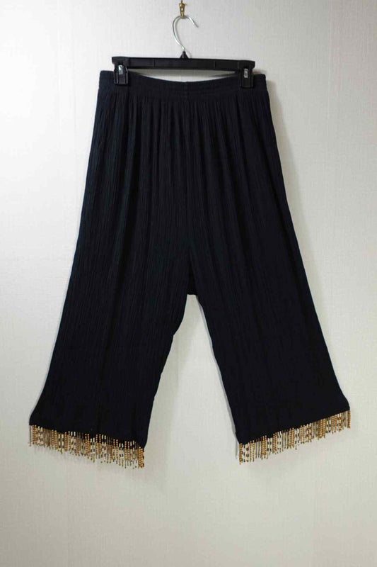 Apricot, cropped pants, 1X, rayon