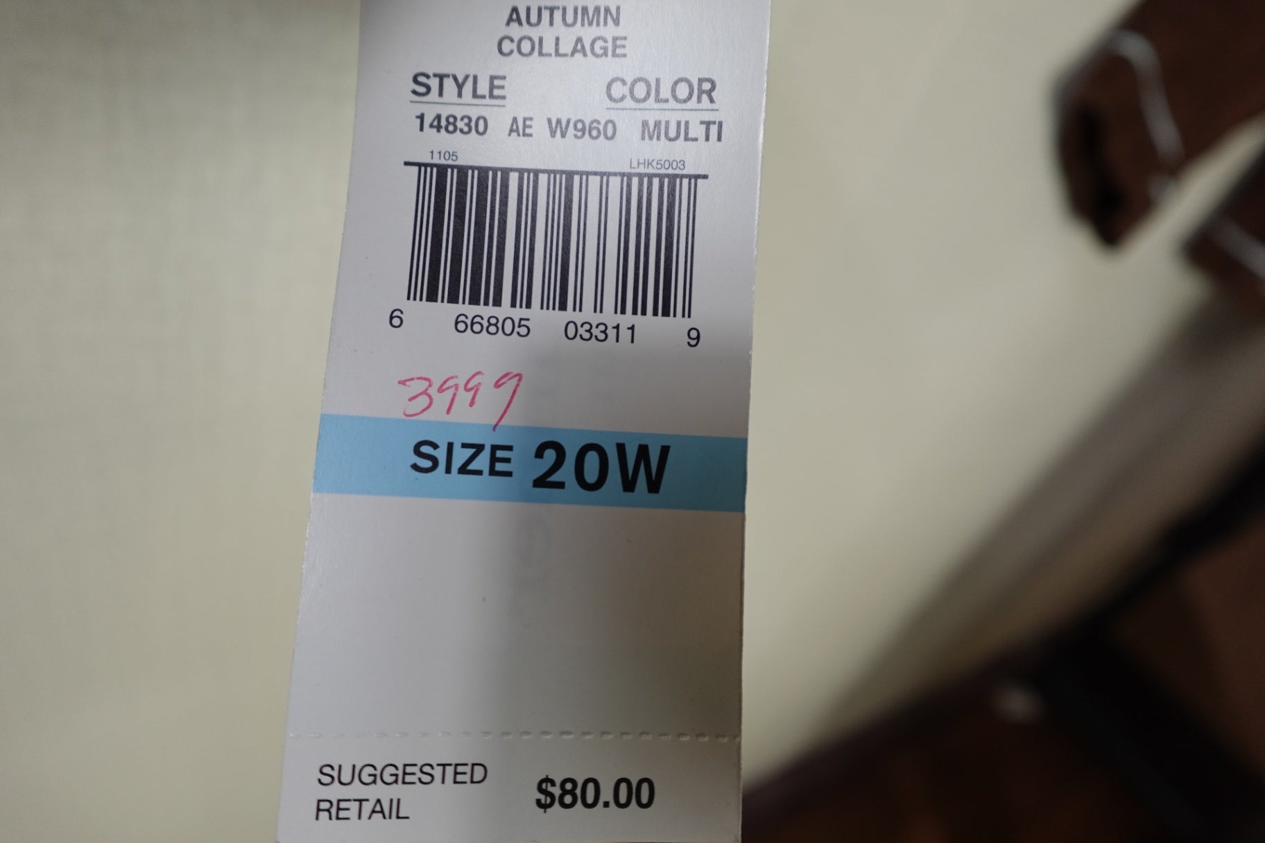 Alfred Dunner, New light jacket, 20W, Cotton blend