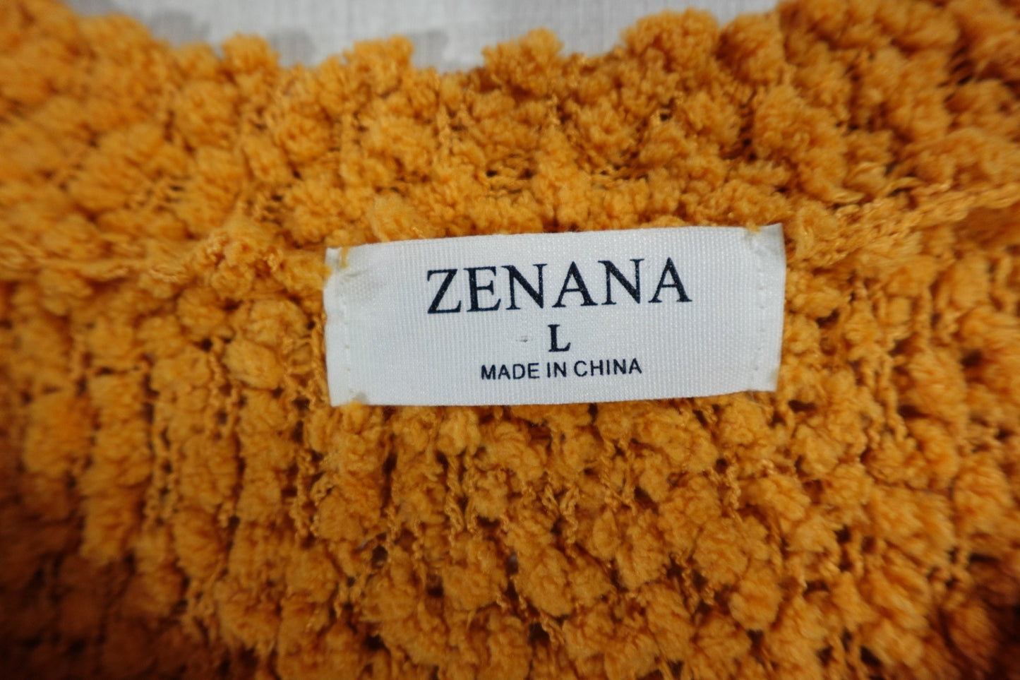 Zenana, Sweater, L, polyester/acrylic
