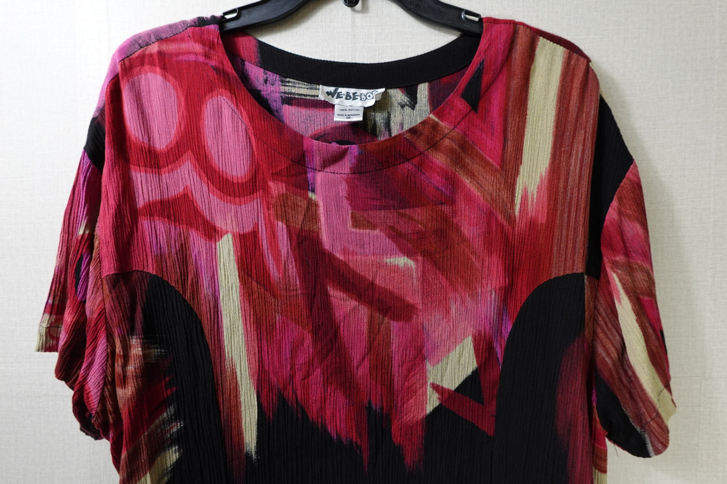 We be bop, Dress, 0X, rayon