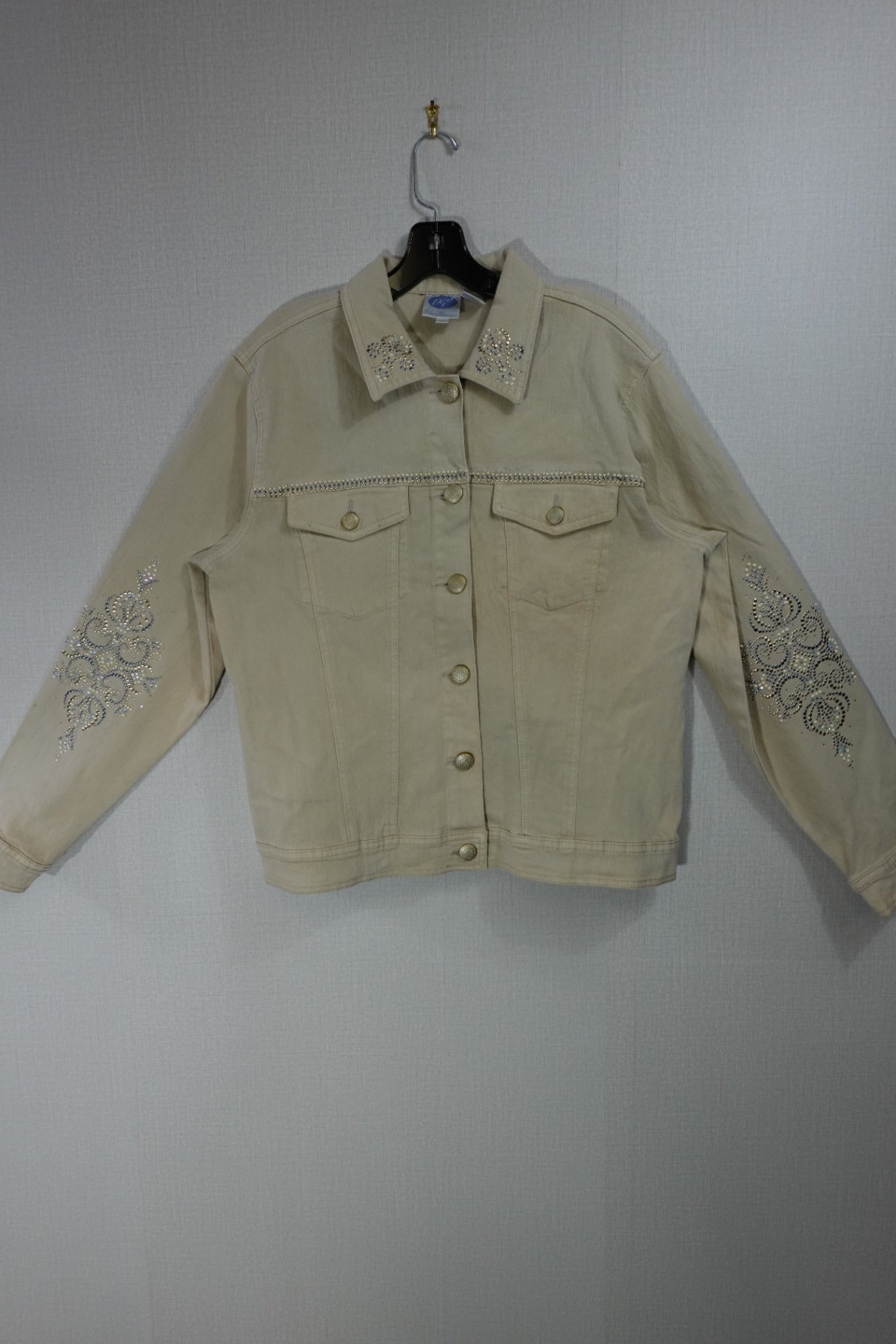 DG2 by Diane Gilman, Vintage Denim Jacket, L, Cotton