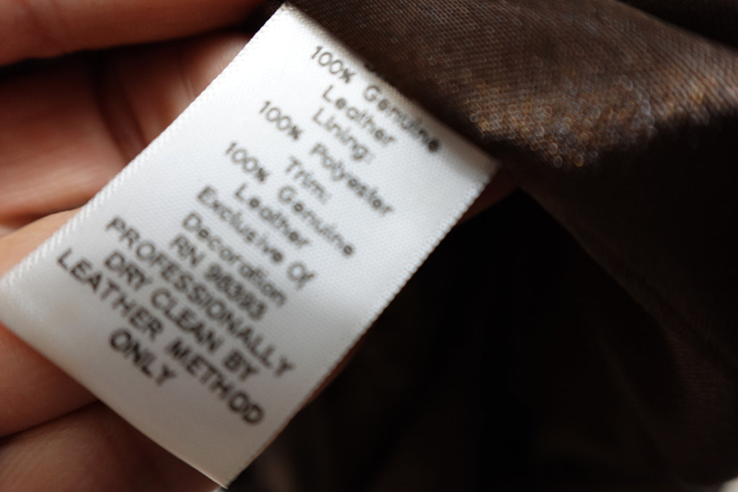 Bradley Bayou, new vintage coat, L, Leather polyester lining