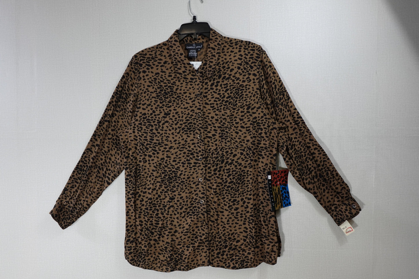 Carole Little, New Vintage Long Sleeves Top, 14, rayon