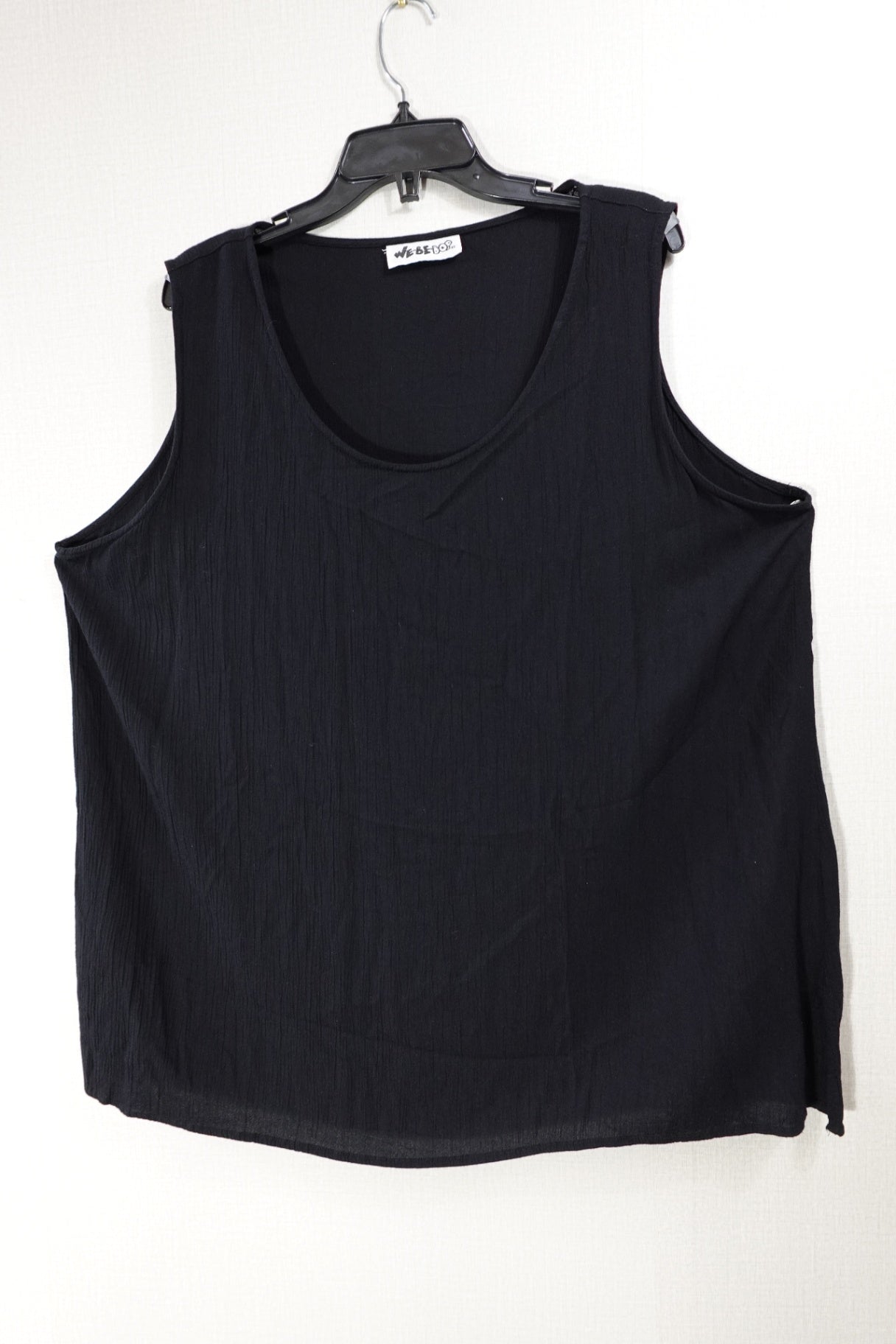 We be bop, SLEEVELESS TOP, 2X, Rayon