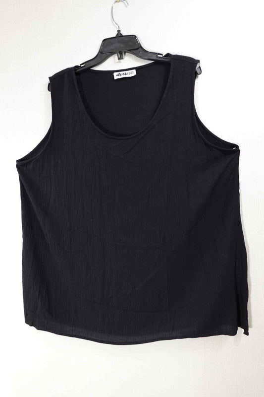 We be bop, SLEEVELESS TOP, 2X, Rayon