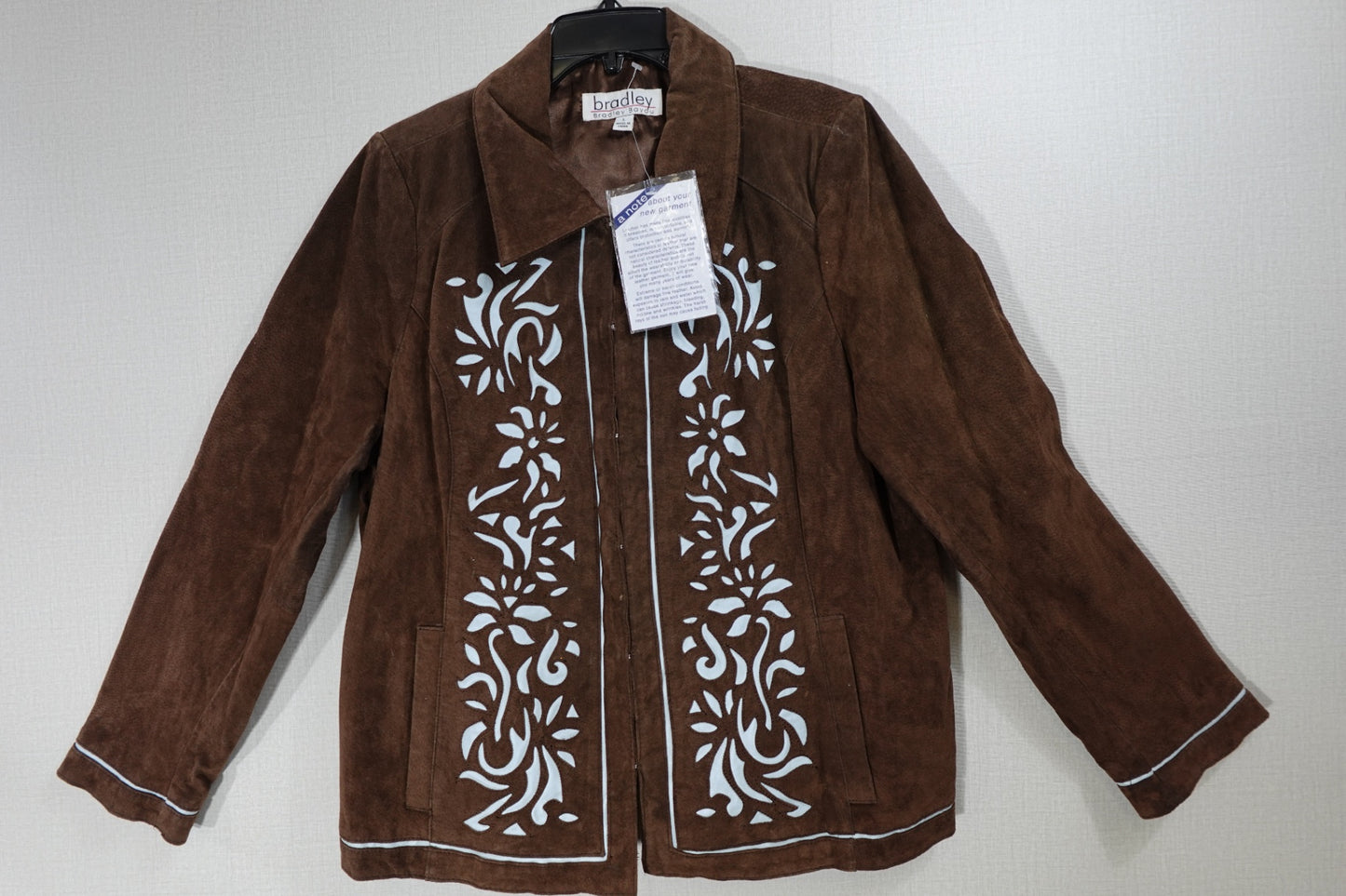 Bradley Bayou, new vintage coat, L, Leather polyester lining