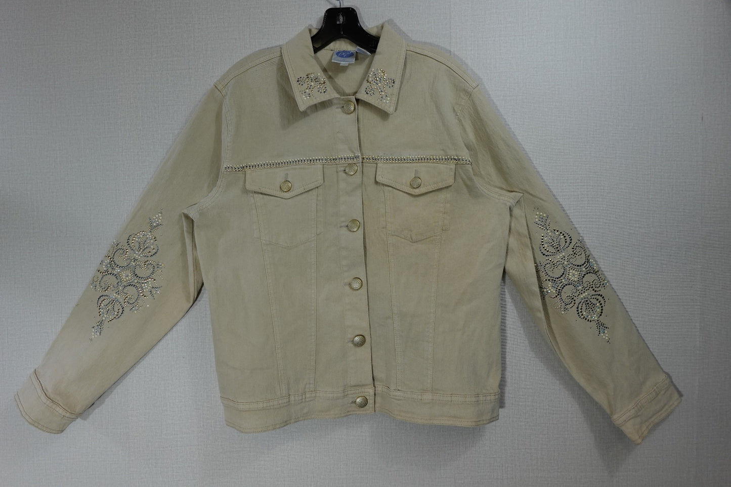 DG2 by Diane Gilman, Vintage Denim Jacket, L, Cotton