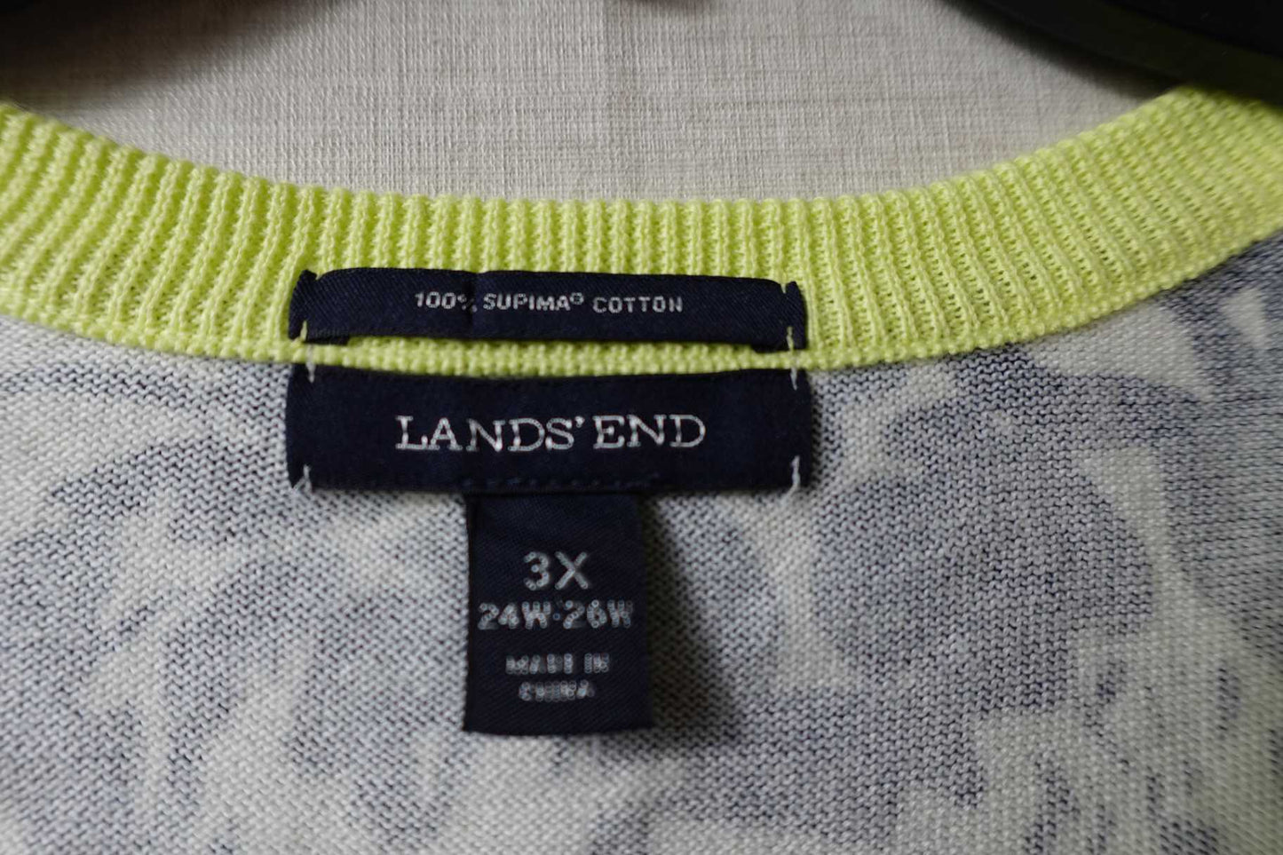 Lands' End, New Cardigan , 24/26, Cotton