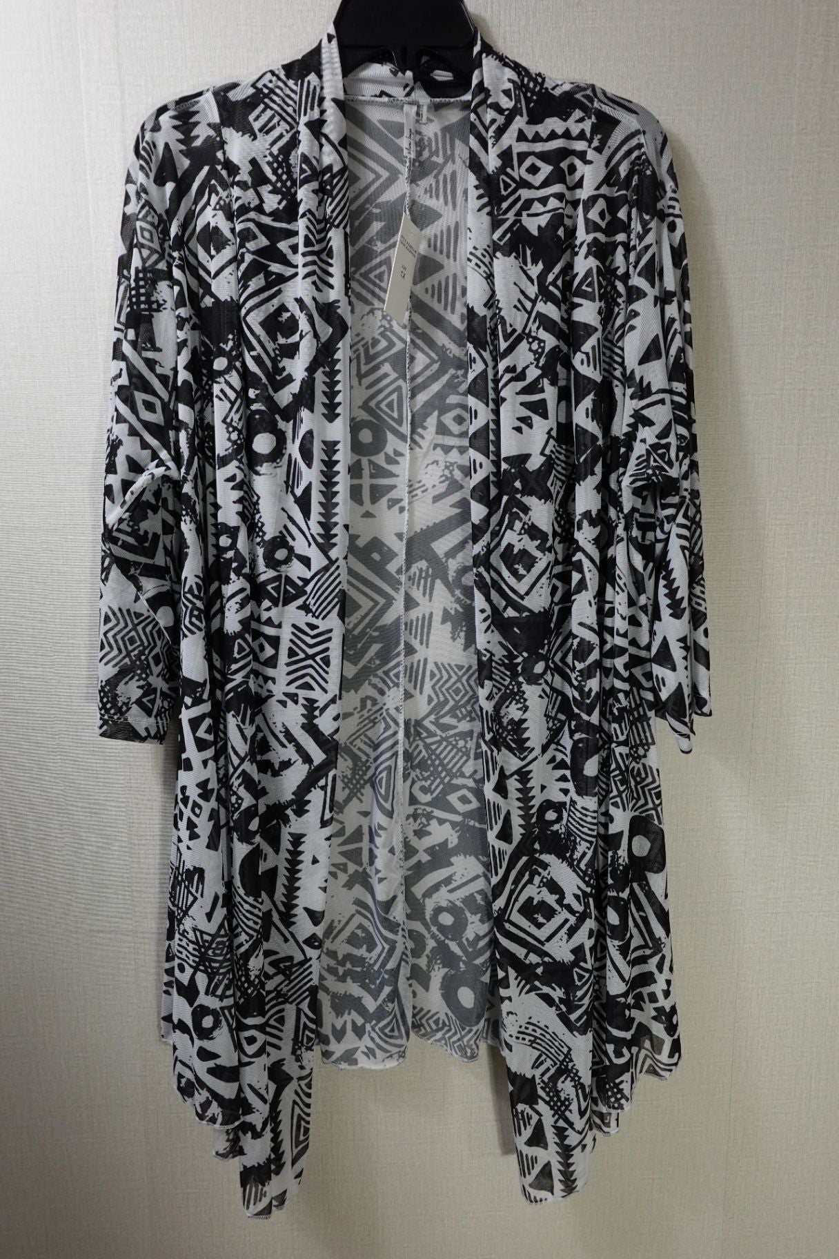 Mirror Image, Cardigan, 1X, polyester/spandex (P/S)