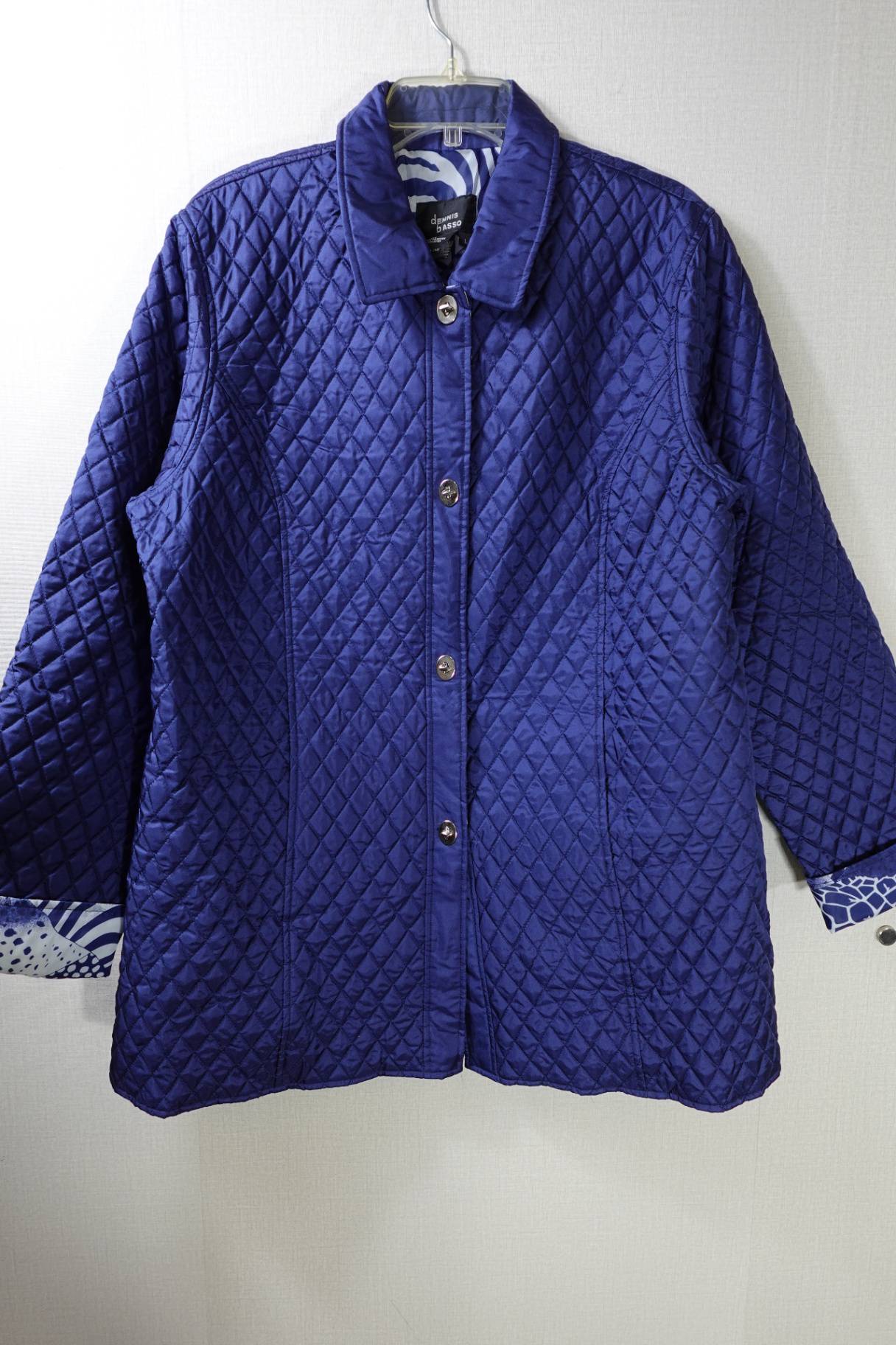 Dennis Basso, New Vintage Jacket, L, Silk