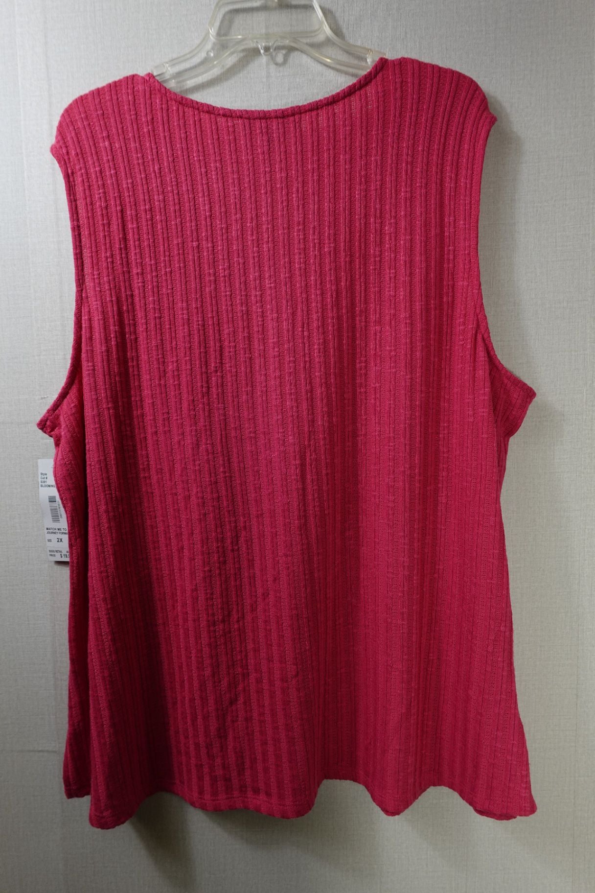 N Touch, New sleeveless top, 2X, Polyester Blend