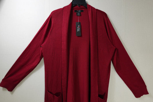 Love Ryan Los Angeles, NEW Cardigan, 1X, Viscose blend