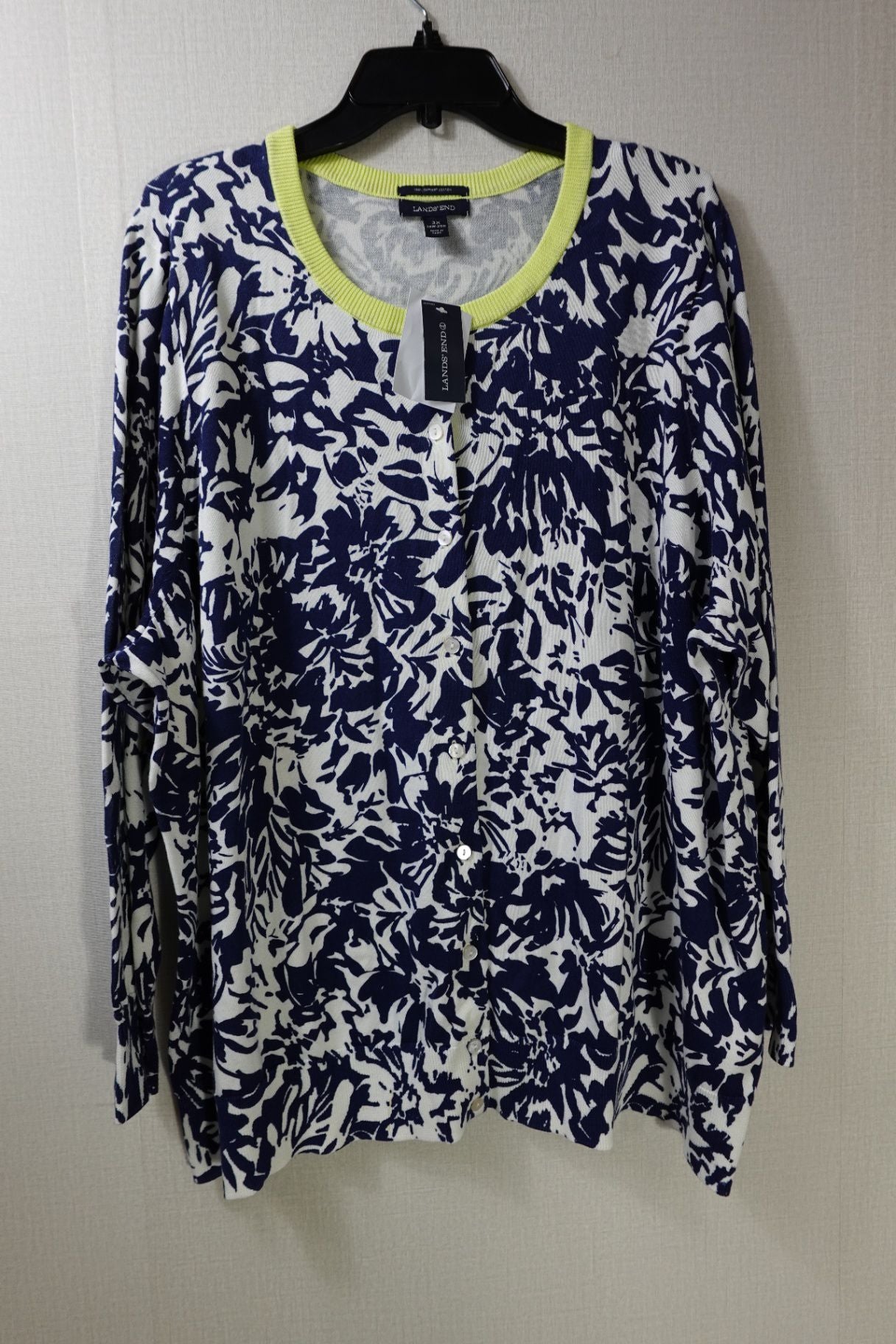 Lands' End, New Cardigan , 24/26, Cotton