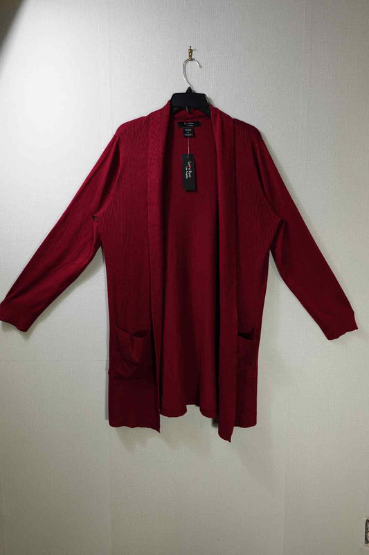 Love Ryan Los Angeles, NEW Cardigan, 1X, Viscose blend