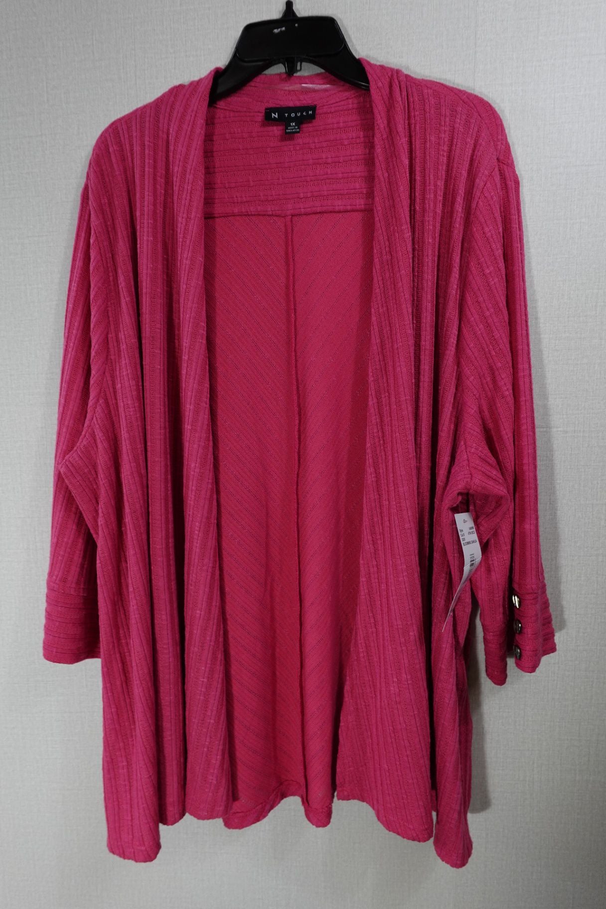 N Touch, Cardigan, 1X, Polyester blend