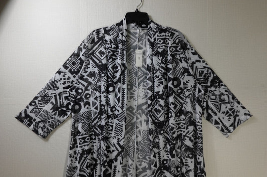 Mirror Image, Cardigan, 1X, polyester/spandex (P/S)