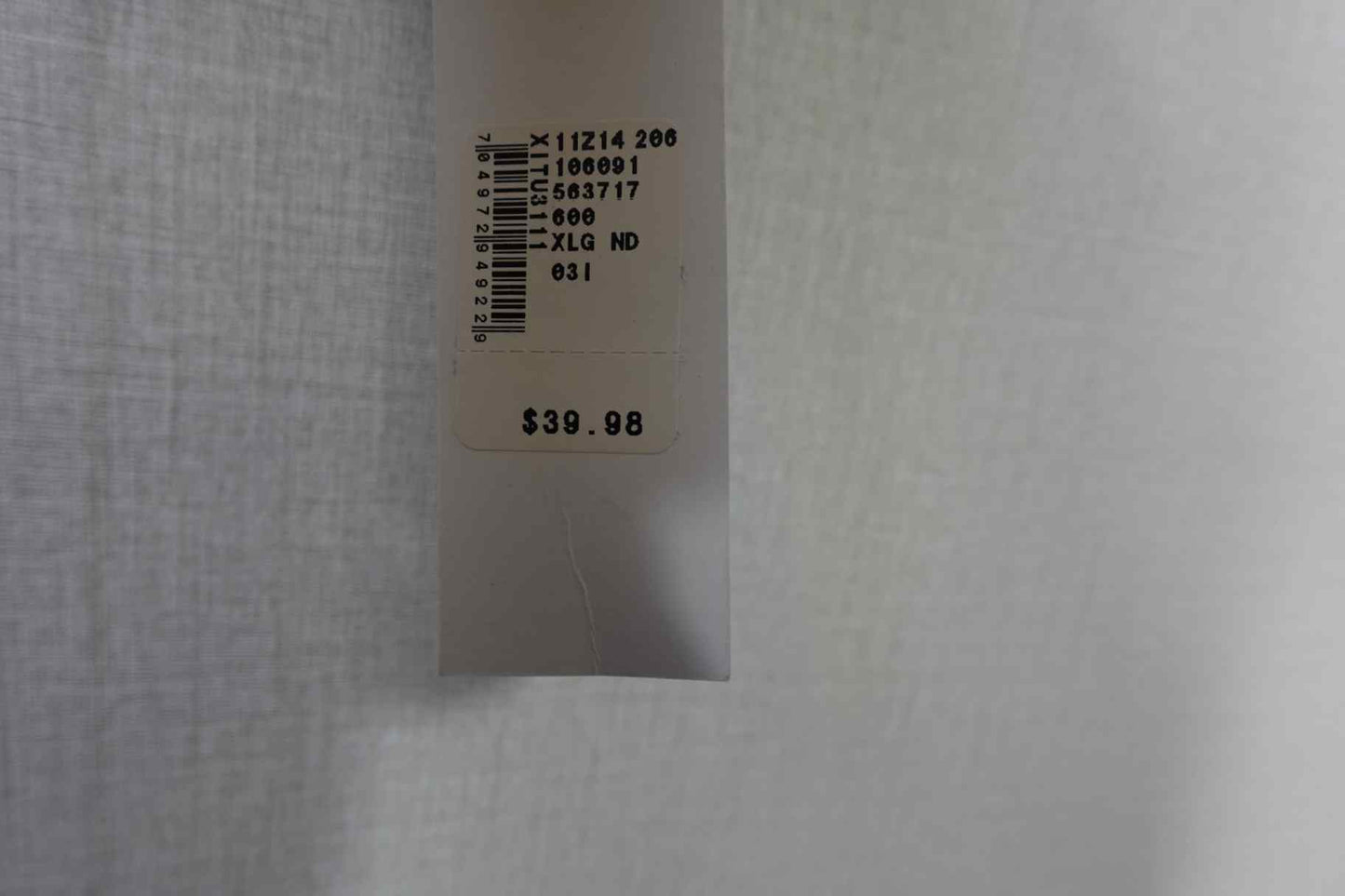 NY Collection, New Short Sleeve Top, XL, Polyester Blend