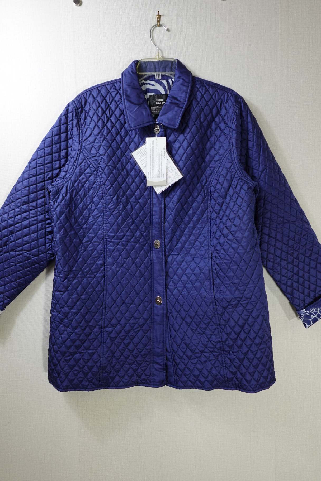 Dennis Basso, New Vintage Jacket, L, Silk