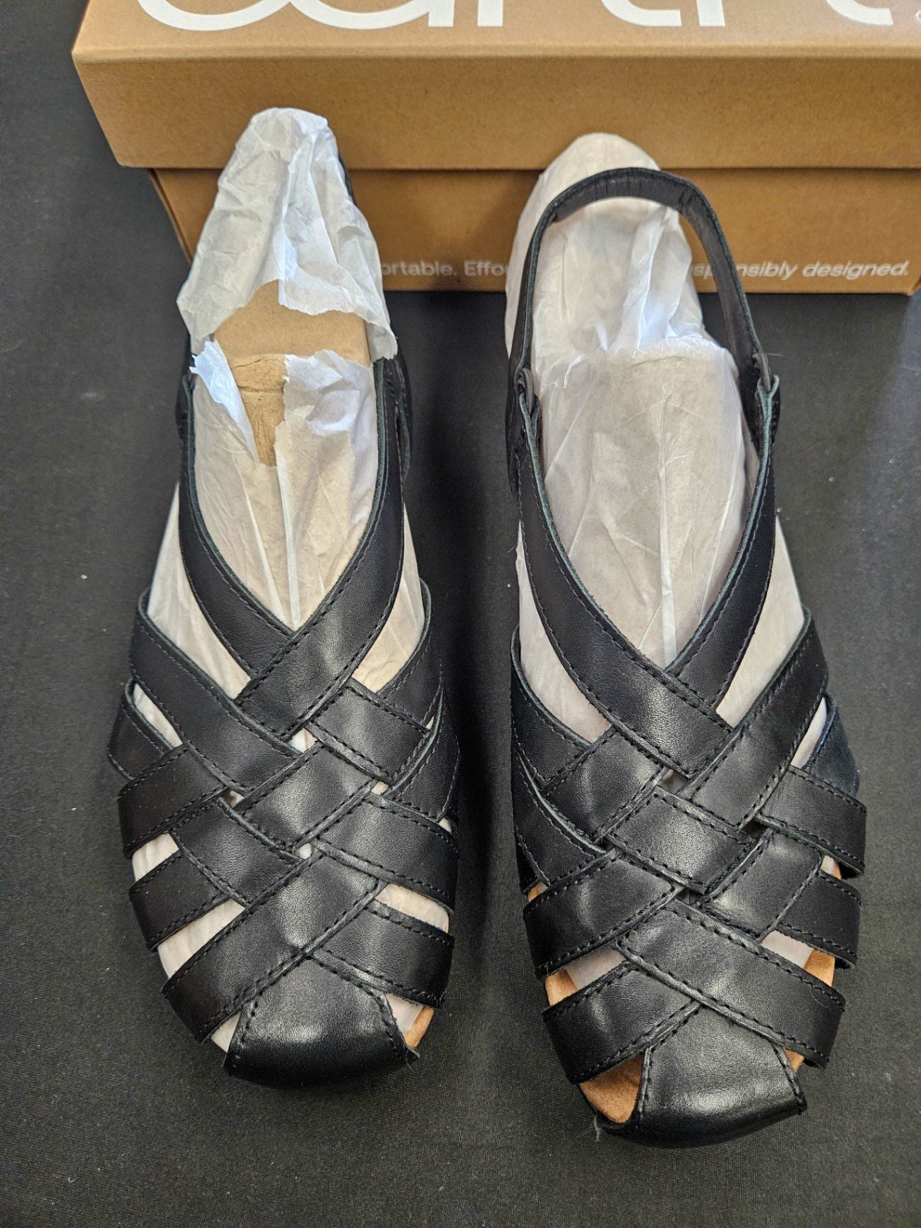 Earth, New sandals, 11W, Leather Upper