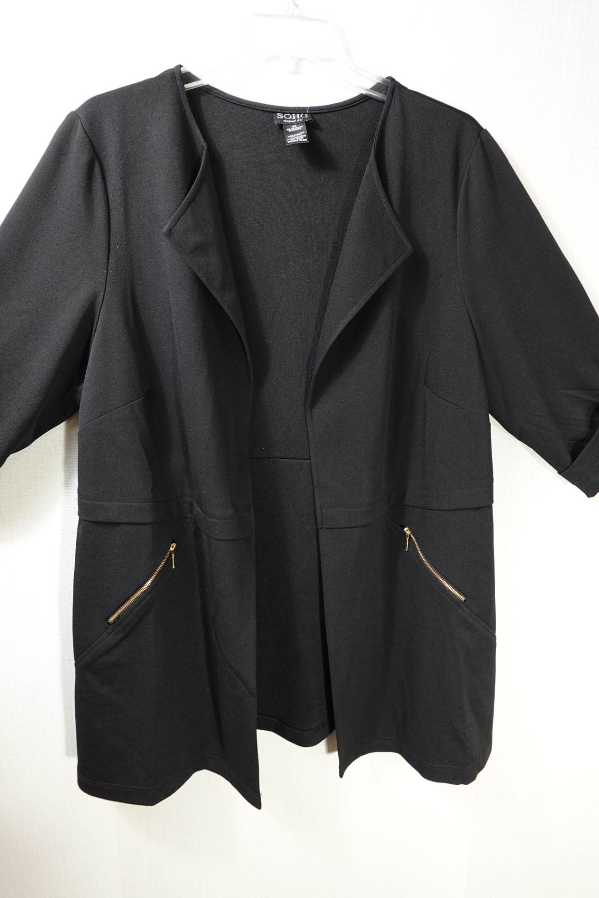 SOHO Apparel Ltd., Cardigan, 2X, Polyester/spandex