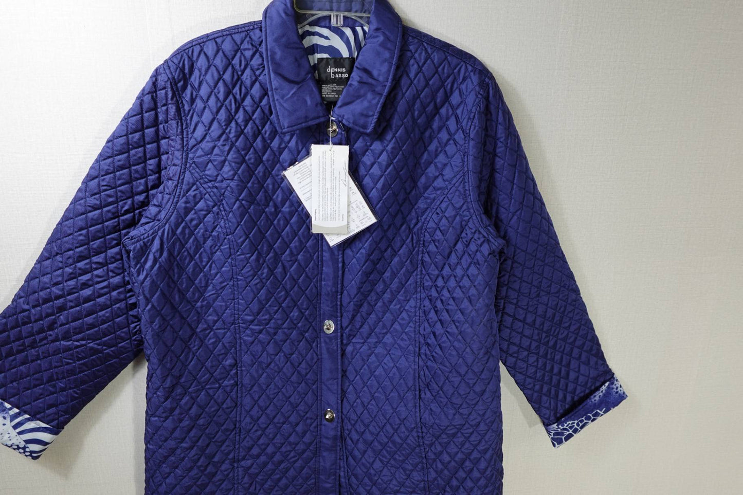Dennis Basso, New Vintage Jacket, L, Silk