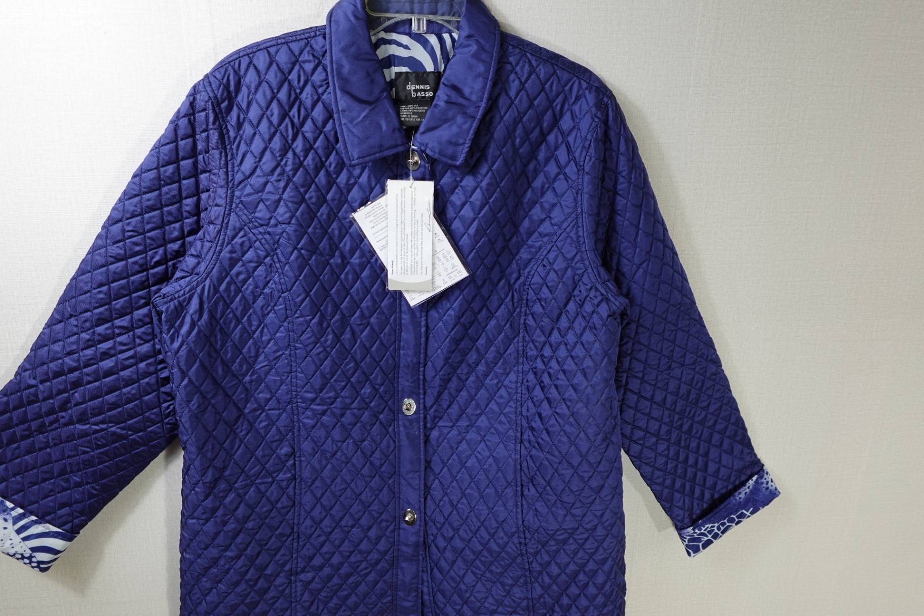 Dennis Basso, New Vintage Jacket, L, Silk